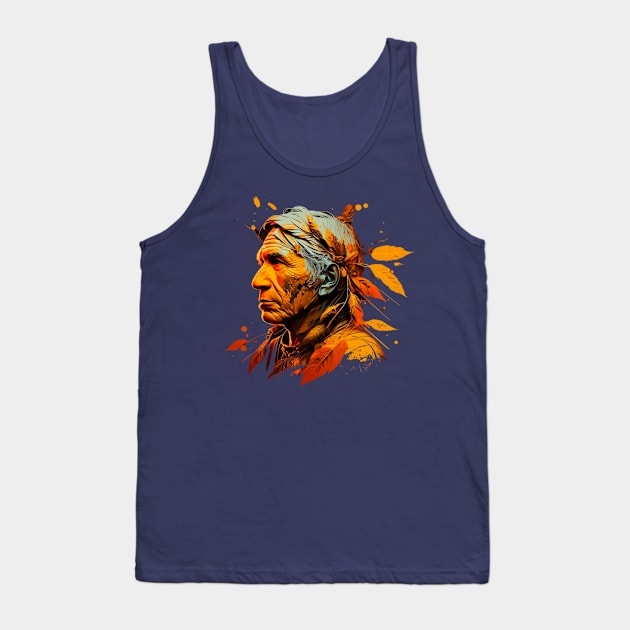 American Native Tank Top by Wintrly